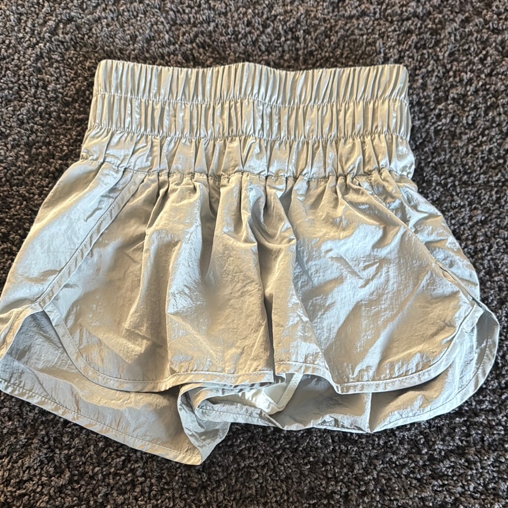 Stylish Women's Silver Shorts